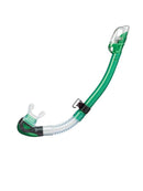 Tusa Hyperdry Elite II Dry Snorkel Clear Electric Green EG