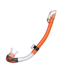 Tusa Hyperdry Elite II Dry Snorkel Clear Electric Orange EO