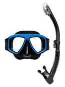 Verve Motion Dry Top Snorkel Set Go Pro Mount Damsel Blue