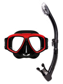 Verve Motion Dry Top Snorkel Set Snapper Red