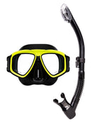Verve Motion Dry Top Snorkel Set Yellow Tang