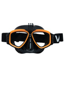Verve Motion Prescription Dive Mask w/ Removable GoPro Mount Clownfish Orange