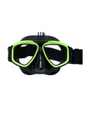 Verve Motion Prescription Dive Mask w/ Removable GoPro Mount Parrotfish Lime