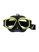 Verve Motion Prescription Dive Mask w/ Removable GoPro Mount Yellow Tang