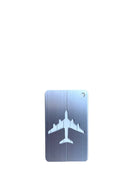 Verve luggage tag fish scale silver