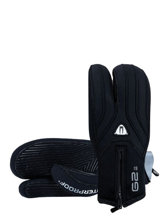 Waterproof G2 3-Finger Semidry 7mm Dive Gloves