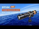 Orcatorch D710V MK2 (2300 Lumen) Torch & Video Light