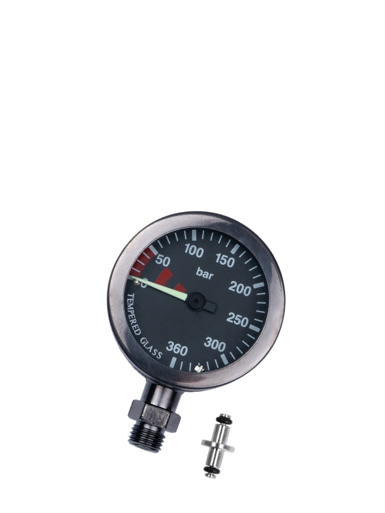 Technical Diving Pressure Gauge Black