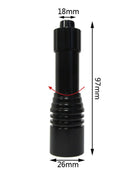 Atorch S1 400 Lumen Dive Torch Dimensions