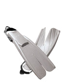 Apollo Bio-Fin Pro Fins with Spring Straps White