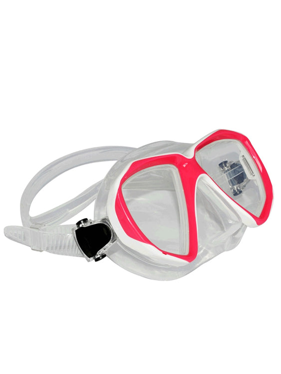 Apollo SV-2 Pro Dive Mask - Clear/Pink/White