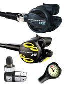 Atomic Aquatics B2 Regulator Set (DIN) / Octopus (Z2) / Free Termo Gauge