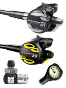 Atomic Aquatics M1 Regulator Set (DIN) / Octopus (Z2) / Free Termo Gauge