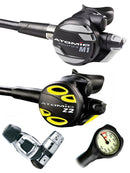 Atomic Aquatics M1 Regulator Set (Yoke) / Octopus (Z2) / Free Termo Gauge