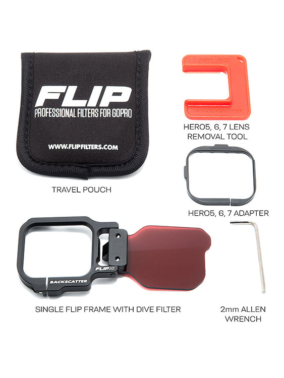 Backscatter Flip One Filter Kit with Dive Filter Contents