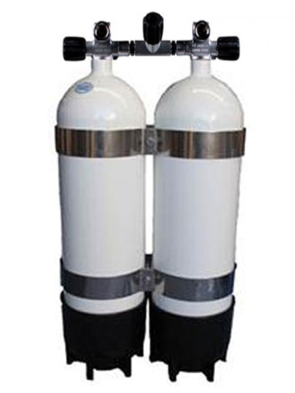 Faber 12L HP (300 Bar) Steel Twin Cylinders