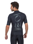 Fourth Element Classic Fit Short Sleeve Hydro-T Mens Scuba Black Back 