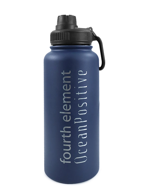 Fourth Element Gulper Insulated Water Bottle 900ml 32oz  Blue