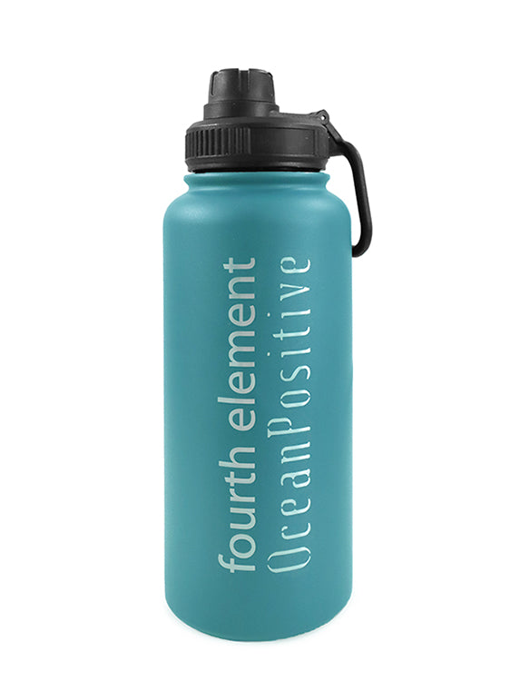 Fourth Element Gulper Insulated Water Bottle 900ml 32oz Teal
