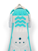Fourth Element Rec Fins Aqua White Detail Bottom 