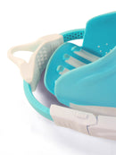 Fourth Element Rec Fins Aqua White Detail Strap