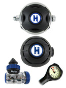 Halcyon Regulator Set: H50D (DIN Only) / Halo / Aura Occy & FREE Termo Gauge