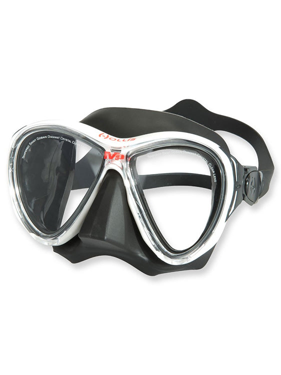 Hollis M3 Prescription Dive Mask - White Front