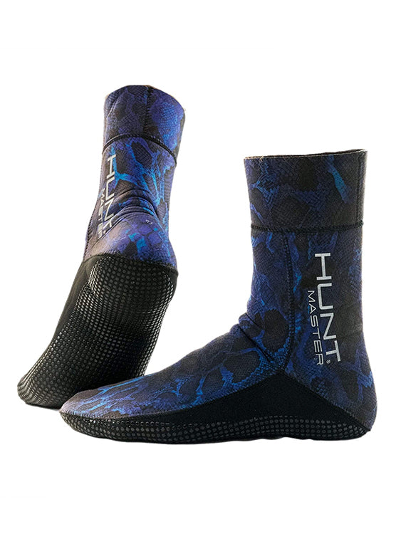 Huntmaster Neoprene 3.5mm Socks Camo Series Blue 