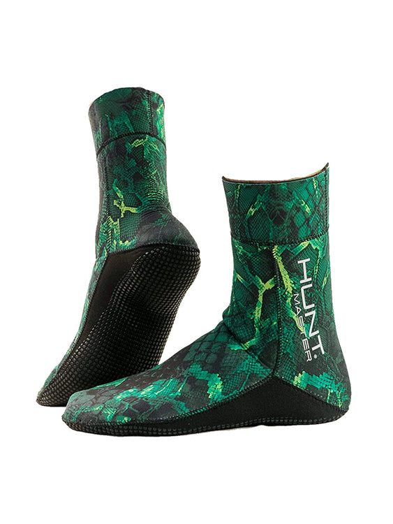 Huntmaster Neoprene 3.5mm Socks Camo Series Green