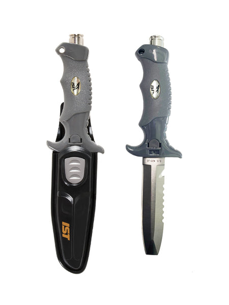 ist K-21 Stainless Steel Serrated Dive Knife