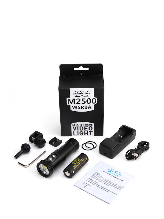 X-Adventurer M2500 Video Light Kit