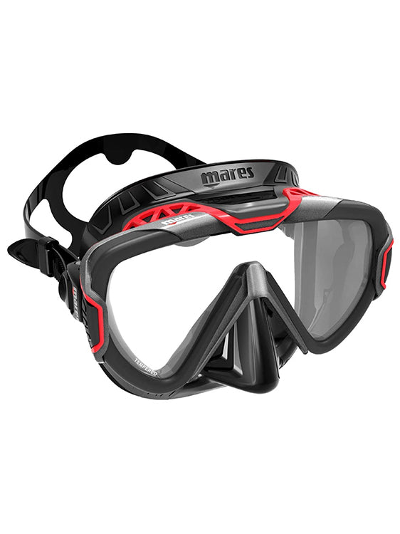 Mares Pure Wire Dive Mask (Grey-Red/Black)
