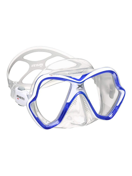 Mares X-Vision Mask Clear Blue White