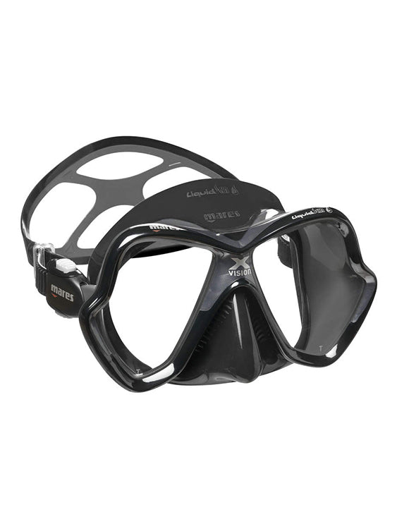 Mares X Vision Ultra Liquidskin Mask Black Black 