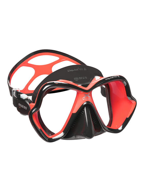 Mares X Vision Ultra Liquidskin Mask Black Red 