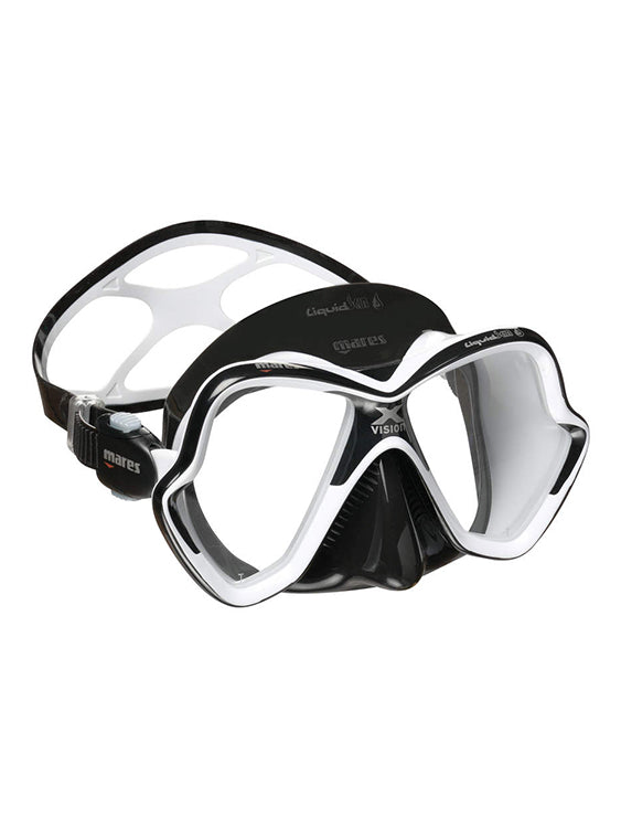 Mares X Vision Ultra Liquidskin Mask Black White 