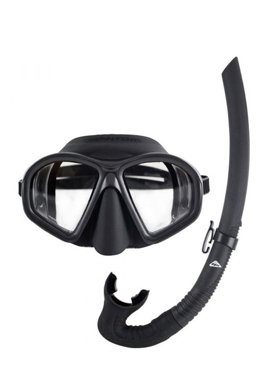 Ocean Hunter Phantom Mask & Snorkel Set Black