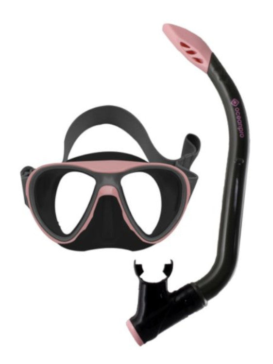 Ocean Pro Bondi Kids Snorkel Set Pink