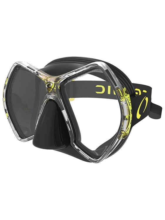 Oceanic Cyanea Dive Mask - Black / Yellow