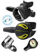 Oceanic Delta 5 Black EDX Alpha 8 Occy Regulator Set Yoke