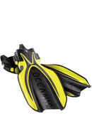 Oceanic Manta Ray Fin Black Yellow