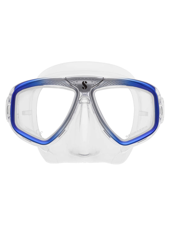 Scubapro Zoom Evo Dive Mask - Blue Silver Clear