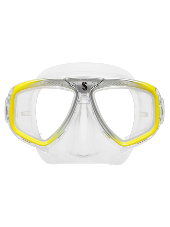 Scubapro Zoom Evo Dive Mask - Yellow Silver Clear
