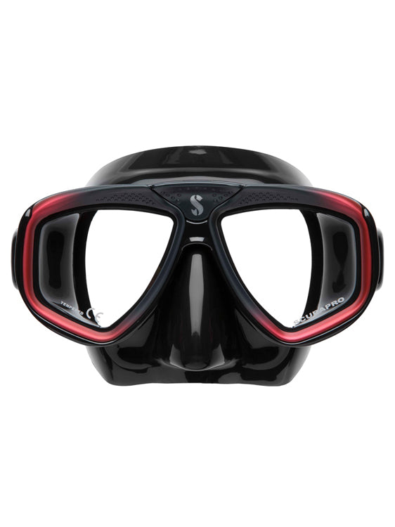 Scubapro Zoom Evo Dive Mask - Red Black