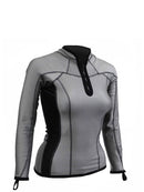 Sharkskin Chillproof Long Sleeve Chest Zip Womens Reflective