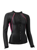 Sharkskin Chillproof Long Sleeve Full Zip Womens Pink
