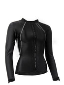 Sharkskin Chillproof Long Sleeve Full Zip Womens Black