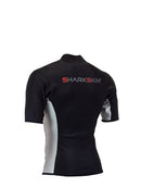 Sharkskin Chillproof Short Sleeve Chest Zip Mens Back