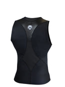Sharkskin Compression R-Series Sleeveless Vest Mens Black Back