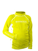 Rapid Dry Junior Long Sleeve Black Yellow